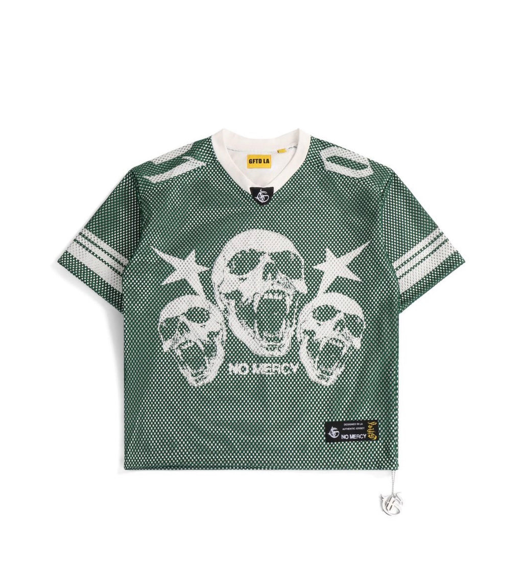 "No Mercy" Green Jersey Shirt